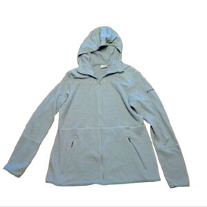 Columbia Lightweight Athletic Jacket, Light Blue Stretch, Size XL